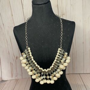 Simply Vera Vera Wang Soft Pink and Silver Beaded Necklace